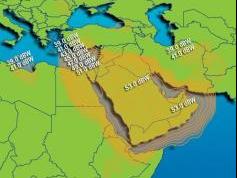 IS 12 at 45E Middle East beam