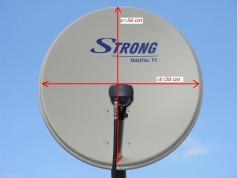 STRONG ofset 56-50 cm rozmer reflektora 12