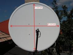 L a B OFSET 112 - 112 cm rozmery reflektora c12